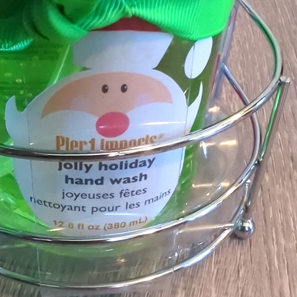 Pier 1 Imports Jolly Holiday Hand Wash Set - Picture 5 of 6